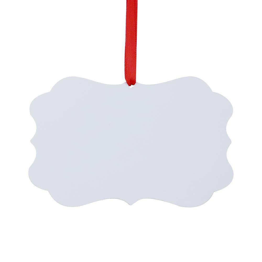 sublimation blank plastic rectangle decoration