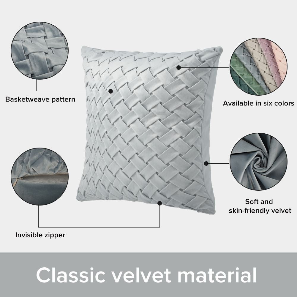 sublimation blank soft velvet cushion cover grey