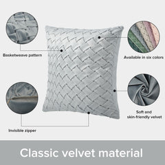 sublimation blank soft velvet cushion cover grey