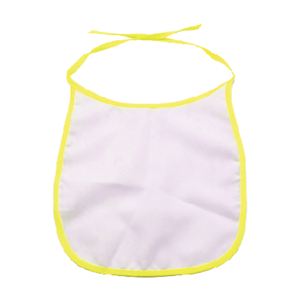 sublimation blank yellow bib